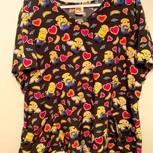 - Despicable Me scrub top. STILL AVAILABLE